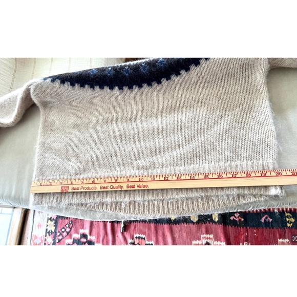 MADEWELL Gale Alpaca Blend Fair Isle Pullover Crew Neck Sweater - NWT! - S - Picture 10 of 12